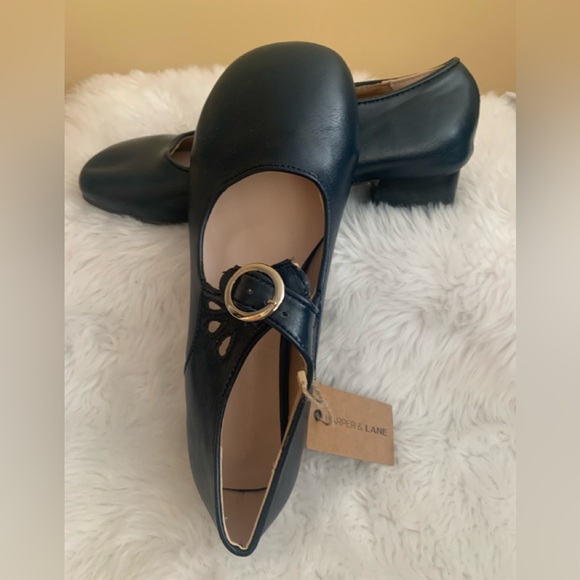 HARPER & LANE “Emilia” Navy blue Mary Jane style ladies shoes NWT in size 41 EUR - Picture 1 of 12